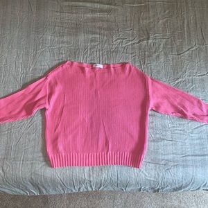 Pink sweater